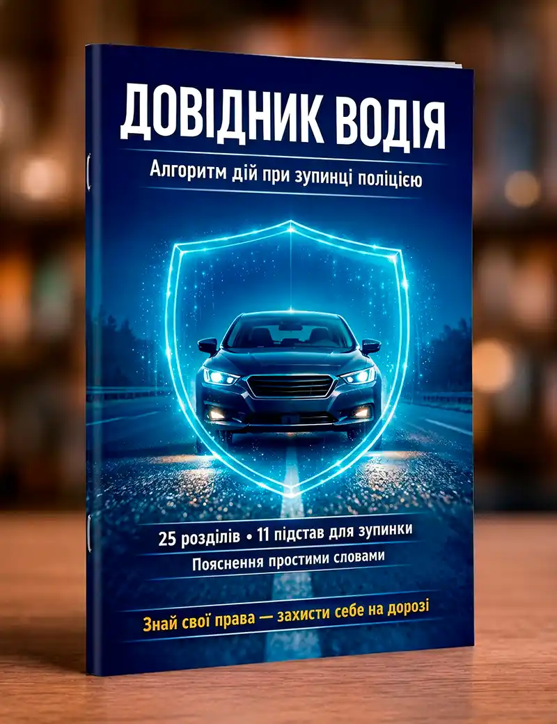 Обкладинка книги Довідник водія
