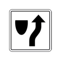 Дорожній знак 7.25 — Острівець безпеки